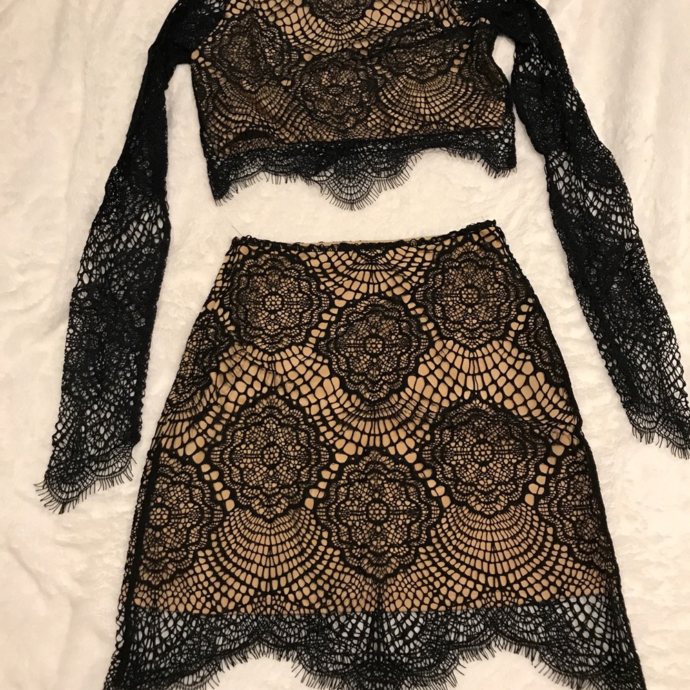 For Love And Lemons Sexy Lace Skirt Size S